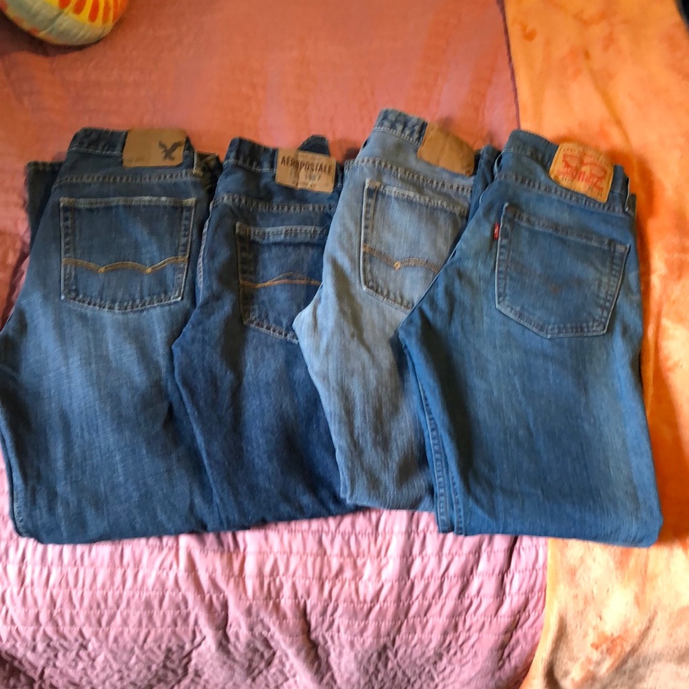 Lot 31/32 jeans American Eagle Aeropostale Levi’s